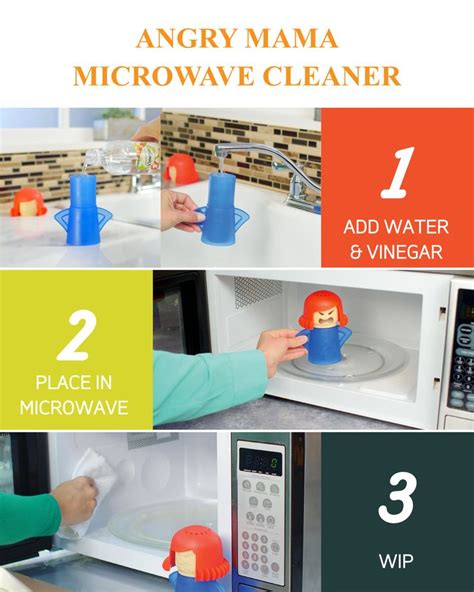 microwave cleaning mama|clean microwaves with food.